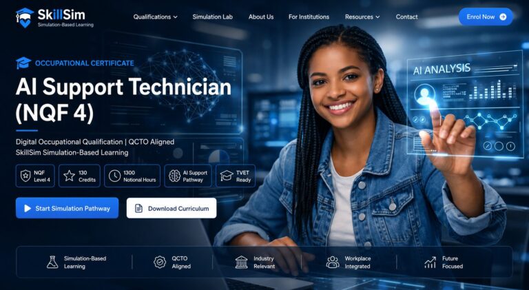 Occupational Certificate: AI Support Technician (NQF Level 4)